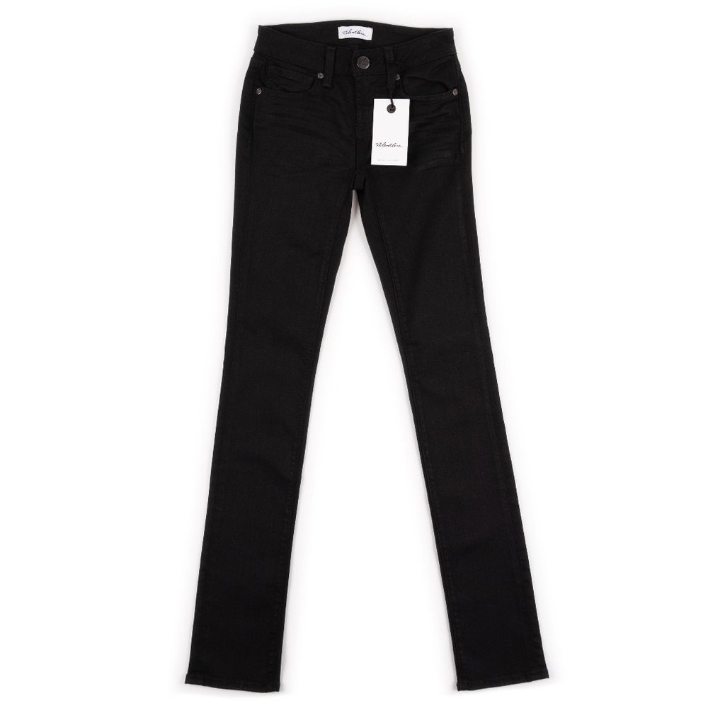 NEW RELENTLESS Jeans black straight leg stretch jeans size "Waistband 21"